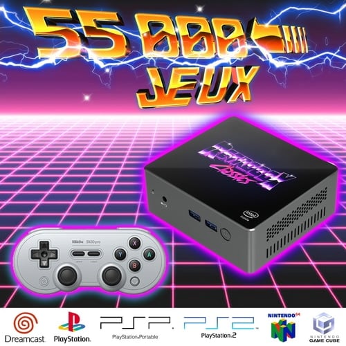 console retro batocera recalbox Retrobox 55000 jeux 001 1 - Listes des jeux