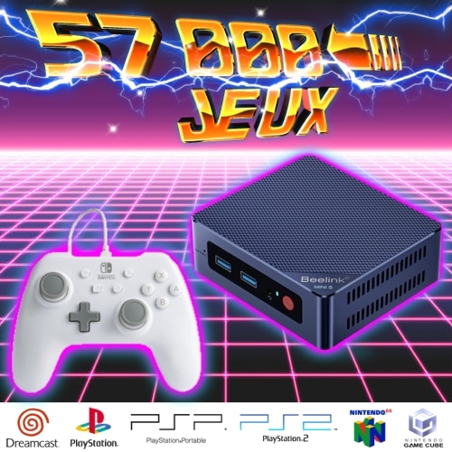 console retro batocera recalbox Retrobox 57000 jeux 001 - Listes des jeux