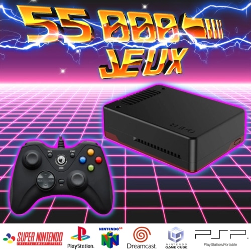 console retro batocera recalbox raspberry pi5 Retrobox prete avec jeux 001 - Accueil