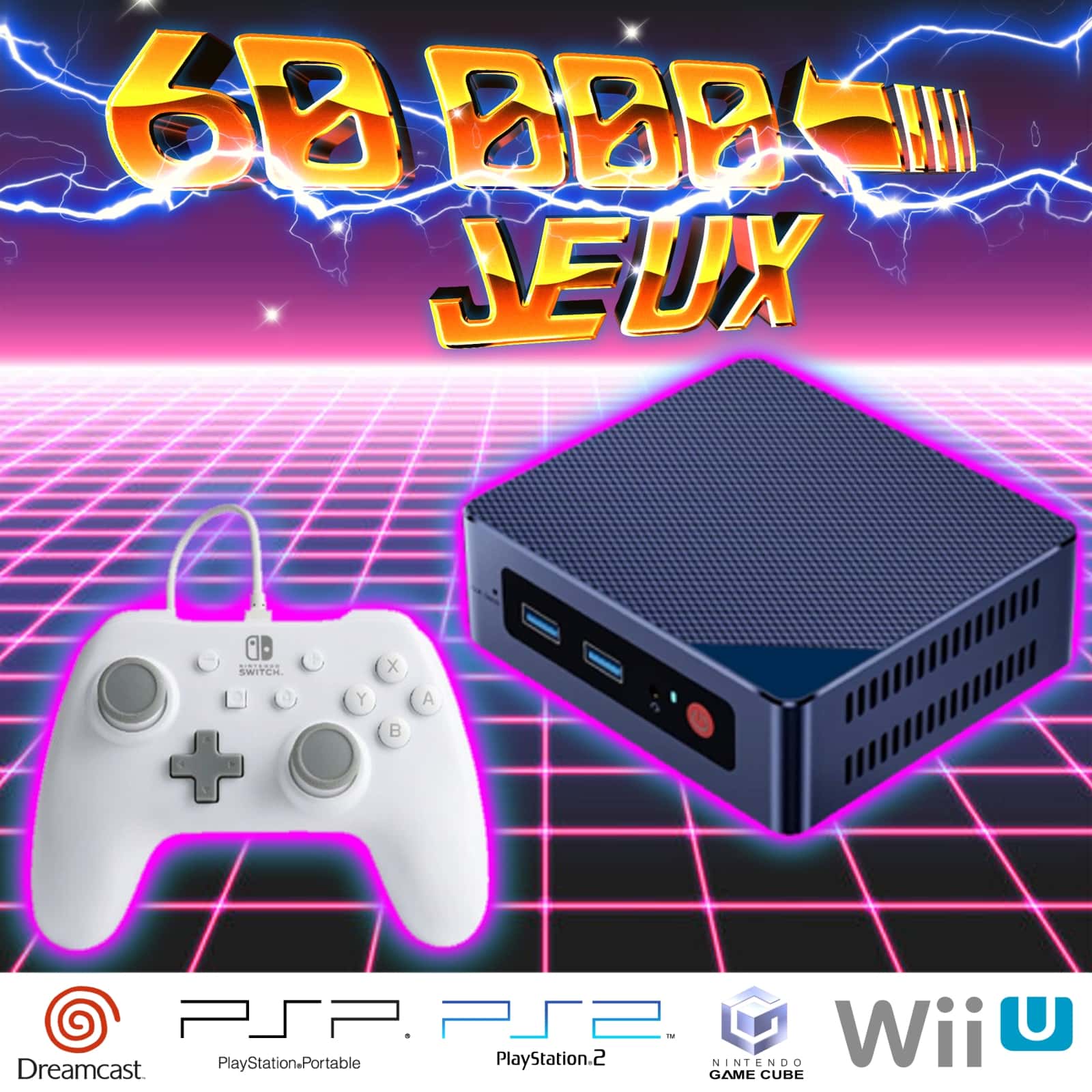 console retro retrobox 60000 jeux 1 - Listes des jeux