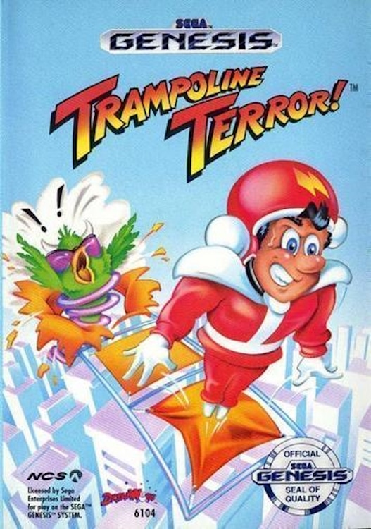 Trampoline Terror megadrive genesis sega plates formes puzzle retrobox retro retrogaming batocera - TRAMPOLINE TERROR! - Megadrive