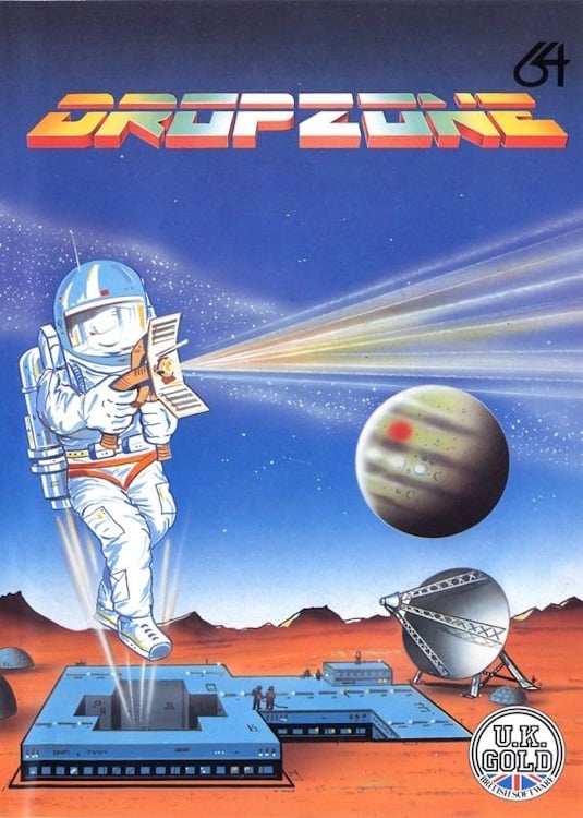 dropzone C64 commodore retro vintage oldies console batocera retrobox - DROPZONE - C64