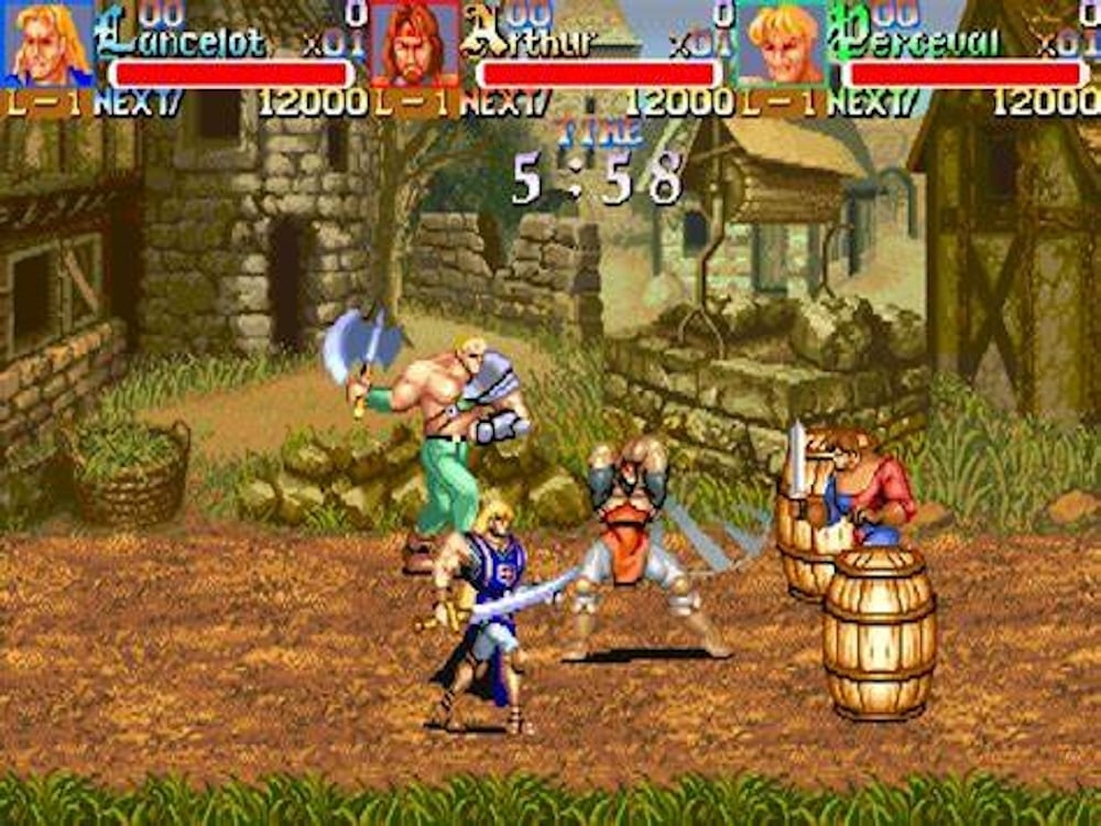 knights of th round capcom arcade mame retro beat em all CPS 1 batocera - KNIGHTS OF THE ROUND - Arcade