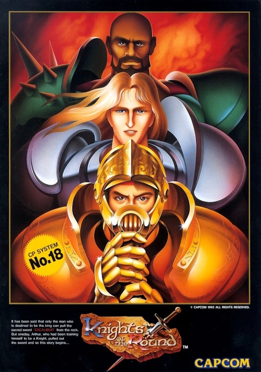 knights of the round arcade mame FBA FB fbneo beat them all retro capcom cps - KNIGHTS OF THE ROUND - Arcade