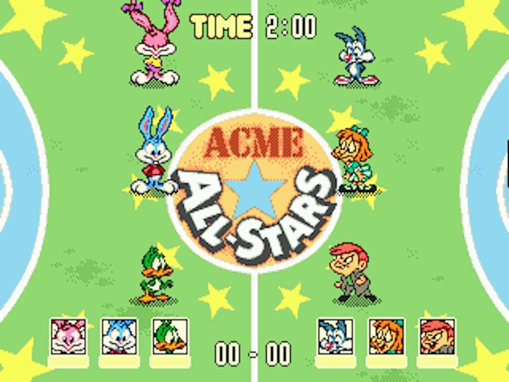 tiny toon adventures acme all stars genesis stadium location sega megadrive sports batocera - Tiny toon adventures Acme all stars - Megadrive