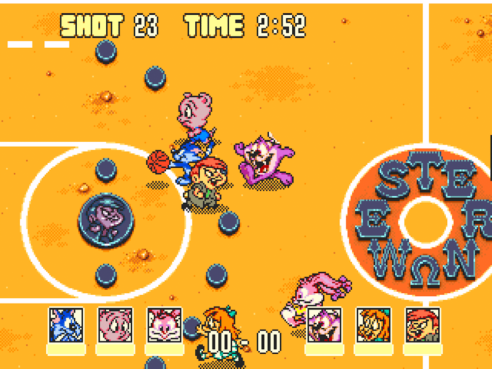 tiny toon adventures acme all stars sega multijoueur arcade - Tiny toon adventures Acme all stars - Megadrive