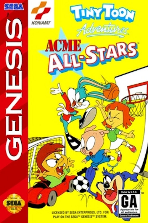 tiny toons adeventure acme all stars megadrive sega sports multi retro - Tiny toon adventures Acme all stars - Megadrive