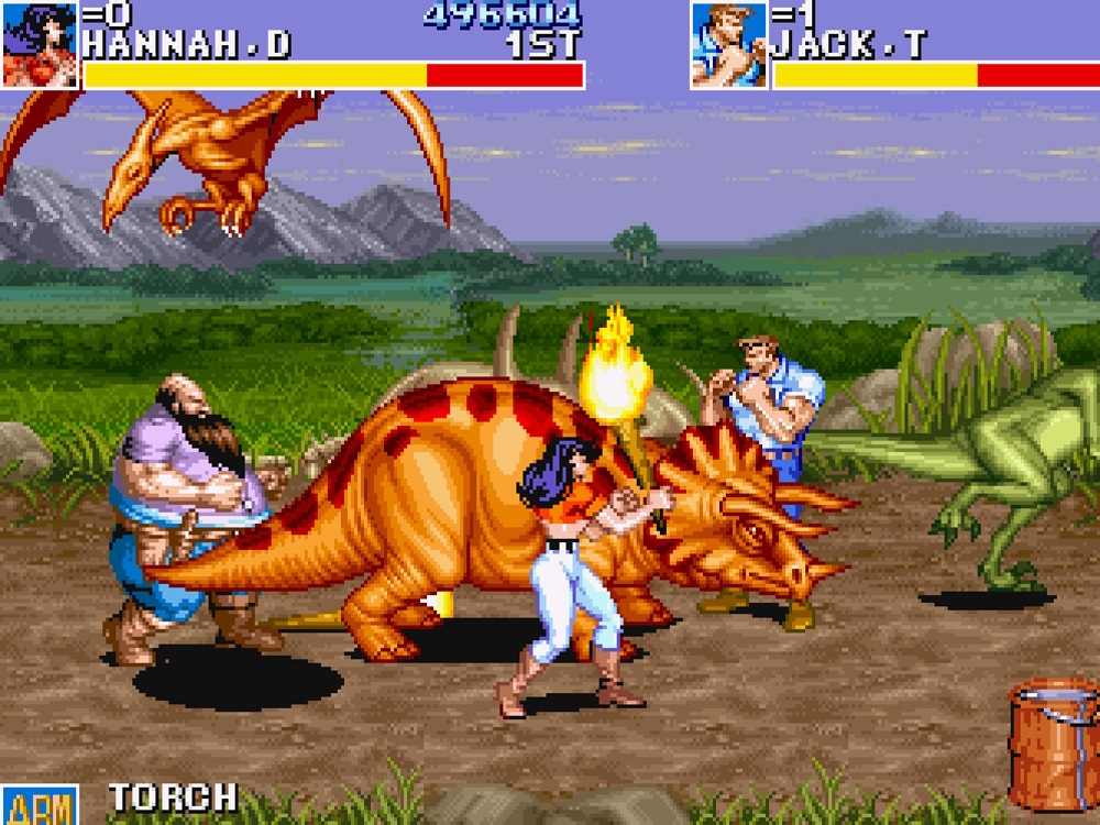 Cadillacs and Dinosaurs aracde capcom retrobox batocera beat them all - Cadillacs and dinosaurs - Arcade