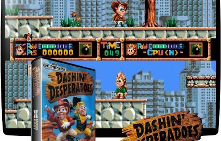 Dashin desperados megadrive action multi retrobox 16 bit batocera 750x480 - Dashin desperadoes - Megadrive