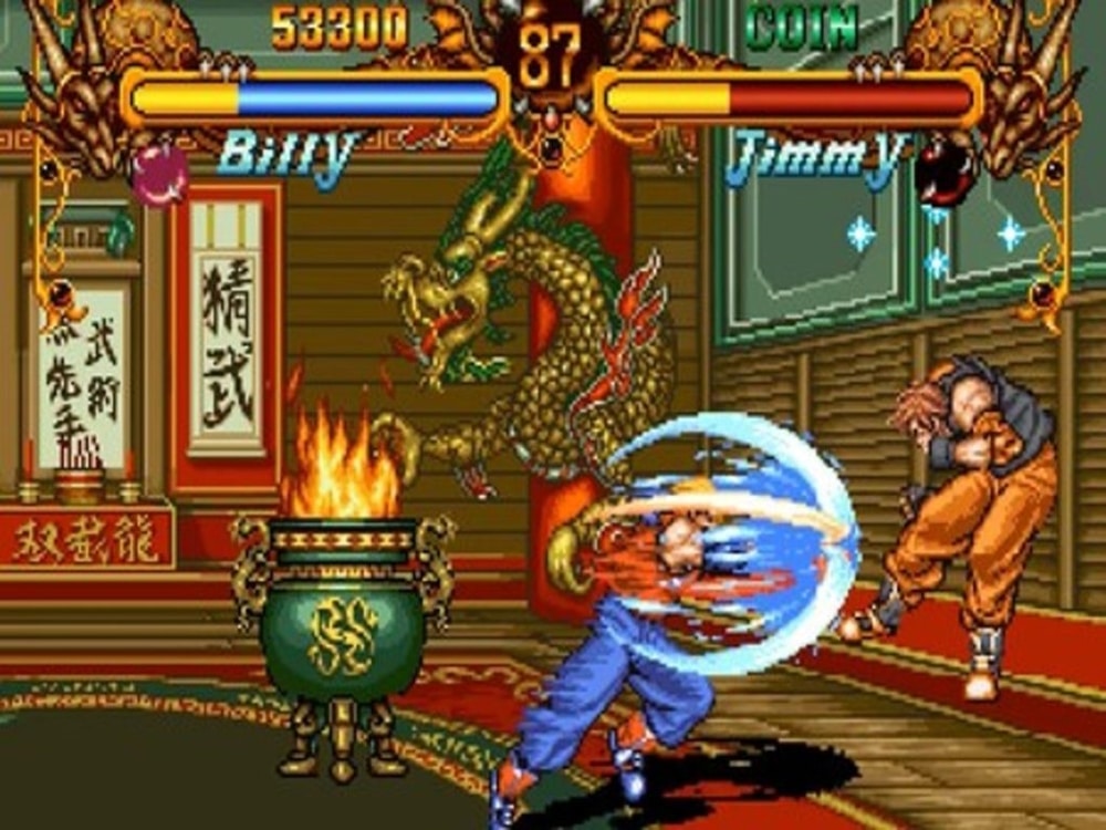 Double Dragon Rage Dragons neogeo batocera retrobox - Rage of the dragons - Neogeo