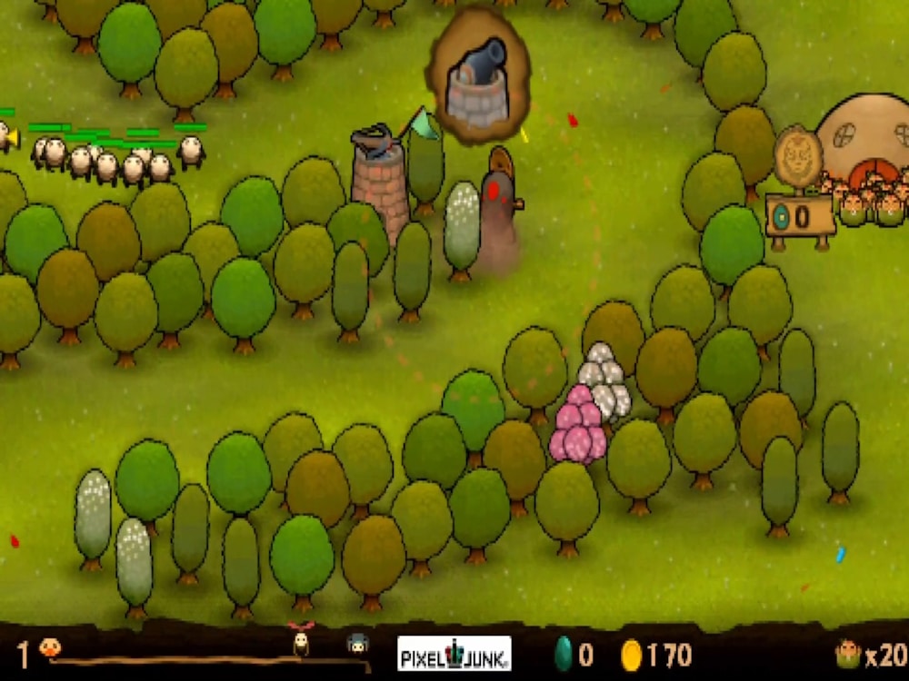 PixelJunk Monsters Deluxe psp playstation portable retro retrobox - Pixeljunk monsters deluxe - PSP