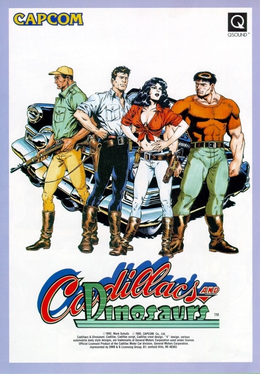 cadillcacs and dinosaurs capcom batocera arcade beat them all - Cadillacs and dinosaurs - Arcade