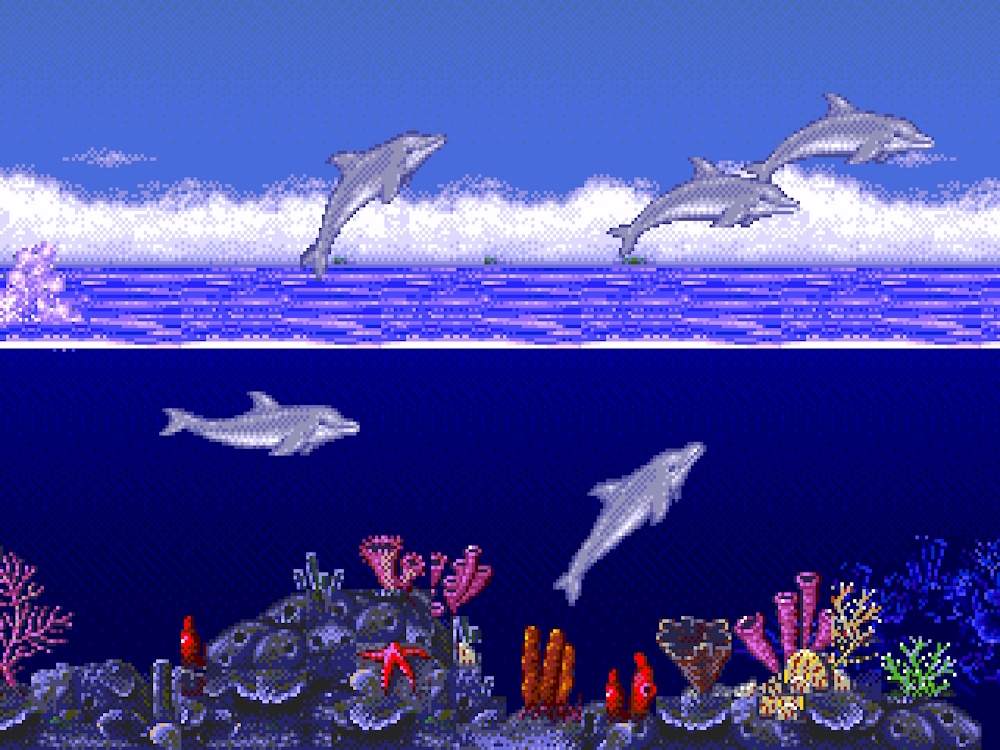 ecco sega megadrive genesis batocera retrobox retro 16bit - Ecco the dolphin - Megadrive