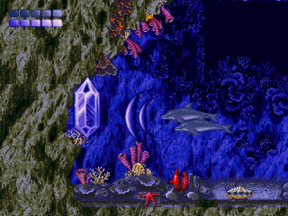 ecco the dolphin megadrive sega retrobox batocera action plate forme culte rerto genesis - Ecco the dolphin - Megadrive