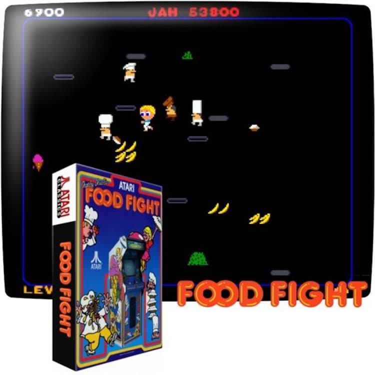 food fight arcade retro atari retrobox batocera - Food fight- Arcade