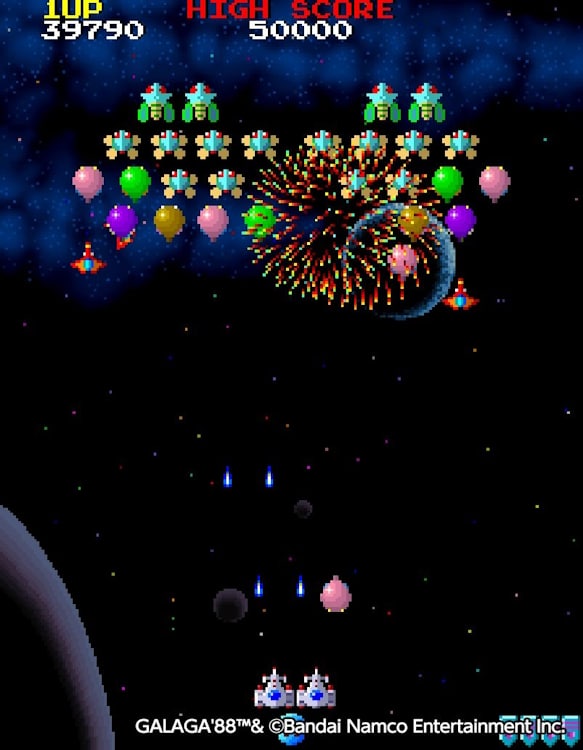 galaga 88 galaga namco retro retrobox shoot shoot them up classique batocera - Galaga 88 - Arcade