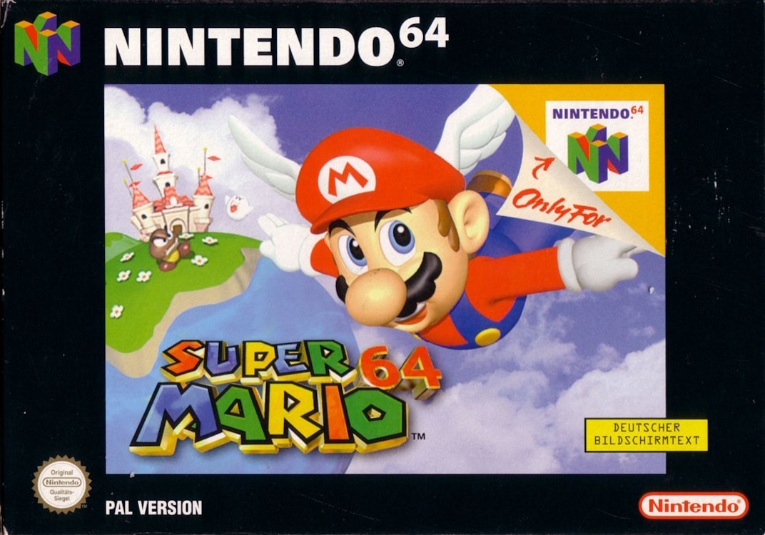 mario 64 n64 nintendo 64 64bits plate forme classique culte retrobox batocera recalbox retrobat - Mario 64 - Nintendo 64