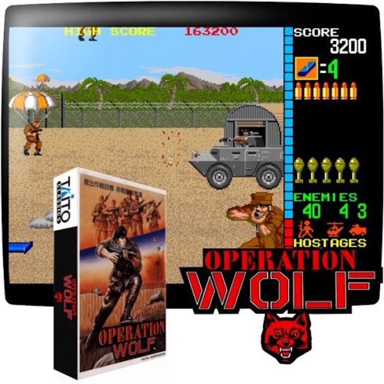 operation wolf arcade retrobox arcade tir shoot action culte batocera lightgun - Operation wolf - Arcade