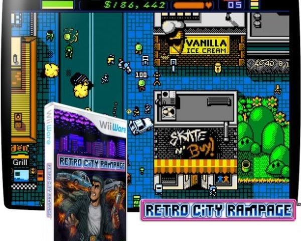 retro city rampage dx wii batocera retrobox pixel 600x480 - Retro city rampage DX - Wii