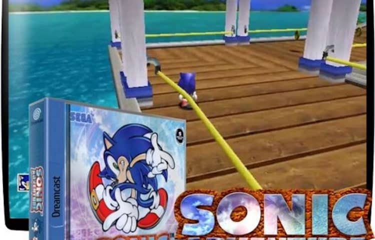 sonic adventure sega dc dreamcast tails knuckles first party retrobox 750x480 - Sonic adventure - Dreamcast