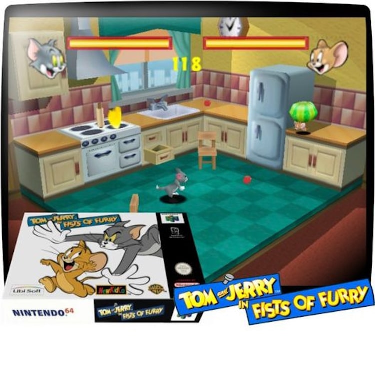 tom and jerry fists of furry batocera retrobox n64 nintendo retrpo action - Tom and Jerry fists of furry - Nintendo 64