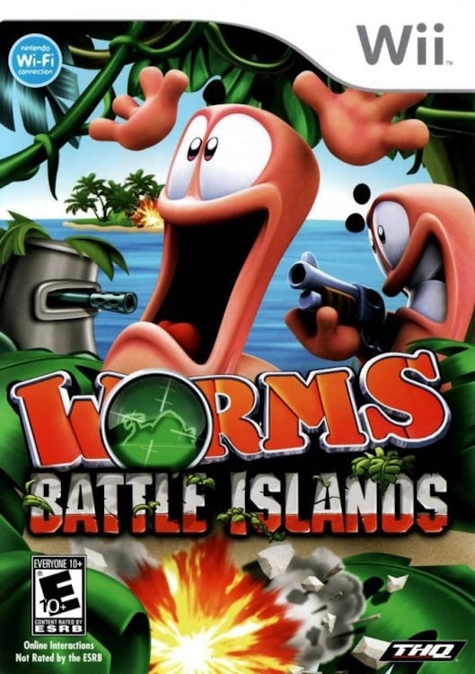 worms battle islands wii nintendo strategie retrobox batocera - Worms battle islands - Wii