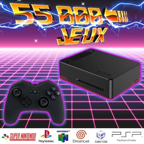 console retro batocera recalbox raspberry pi5 Retrobox prete avec jeux 001 - Accueil