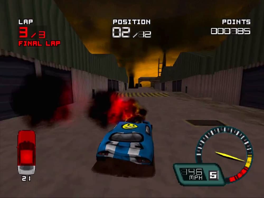 demolition racer no exit dc dreamcast batocera retrobox course - Demolition racer no exit - Dreamcast