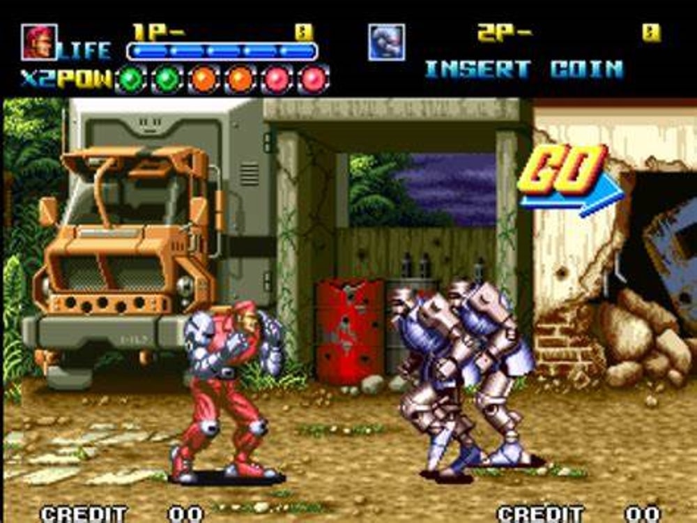 robo army neogeo arcade beat them all batocera retrobox - Robo army - Neogeo