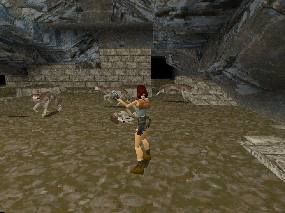 tomb raider ps1 playstation retrobox action batocera - Tomb raider - Playstation