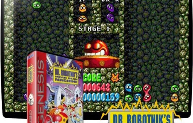 DR ROBOTNICKS MEAN BEAN MACHINE sega genesis megadrive 16bits md retrobox batocera puzzle retrogaming 750x480 - Dr Robotnick's mean bean machine - Megadrive