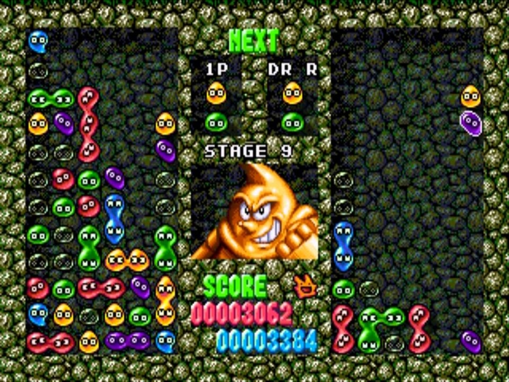 dr robotniks mean bean machine sega megadrive genesis puzzle retrogaming batocera retrobox - Dr Robotnick's mean bean machine - Megadrive