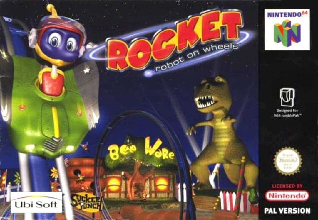 rocket robot on wheels nintendo 64 N64 action plate forme retrobox batocera - Rocket robot on wheels - Nintendo 64