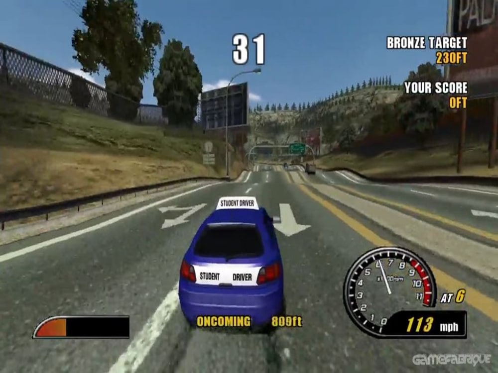 burnout 2 point of impact NGC gamecube course batocera retrobox - Burnout 2 - Gamecube