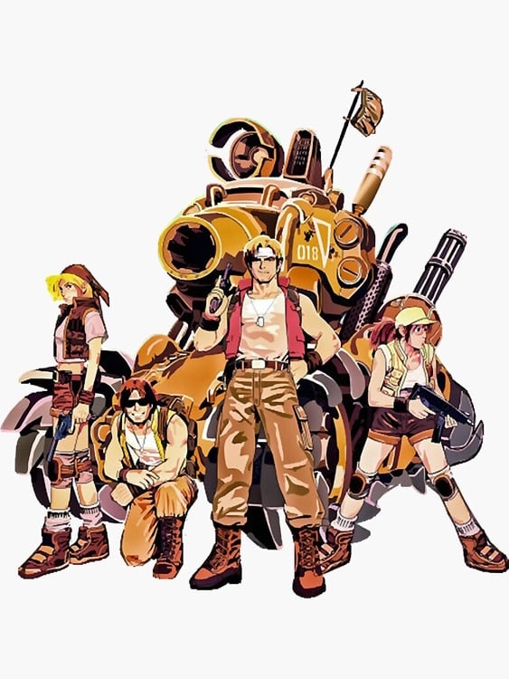 metal slug cover batocera retrobox run and gun snk neogeo arcade - - METAL SLUG -